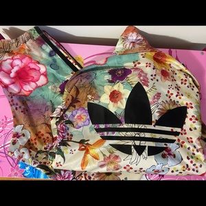 Addidas suit suit with tights and pants